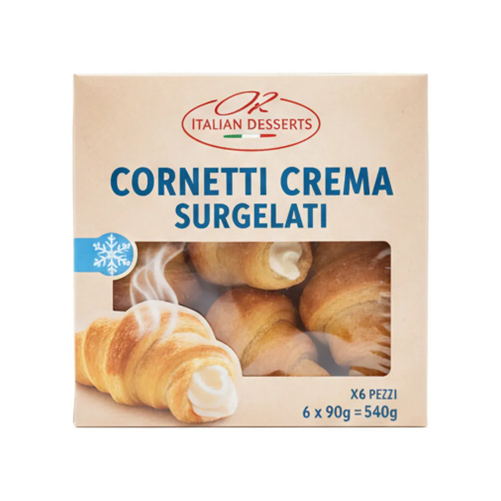 CORNETTI CREMA SURGEL X6